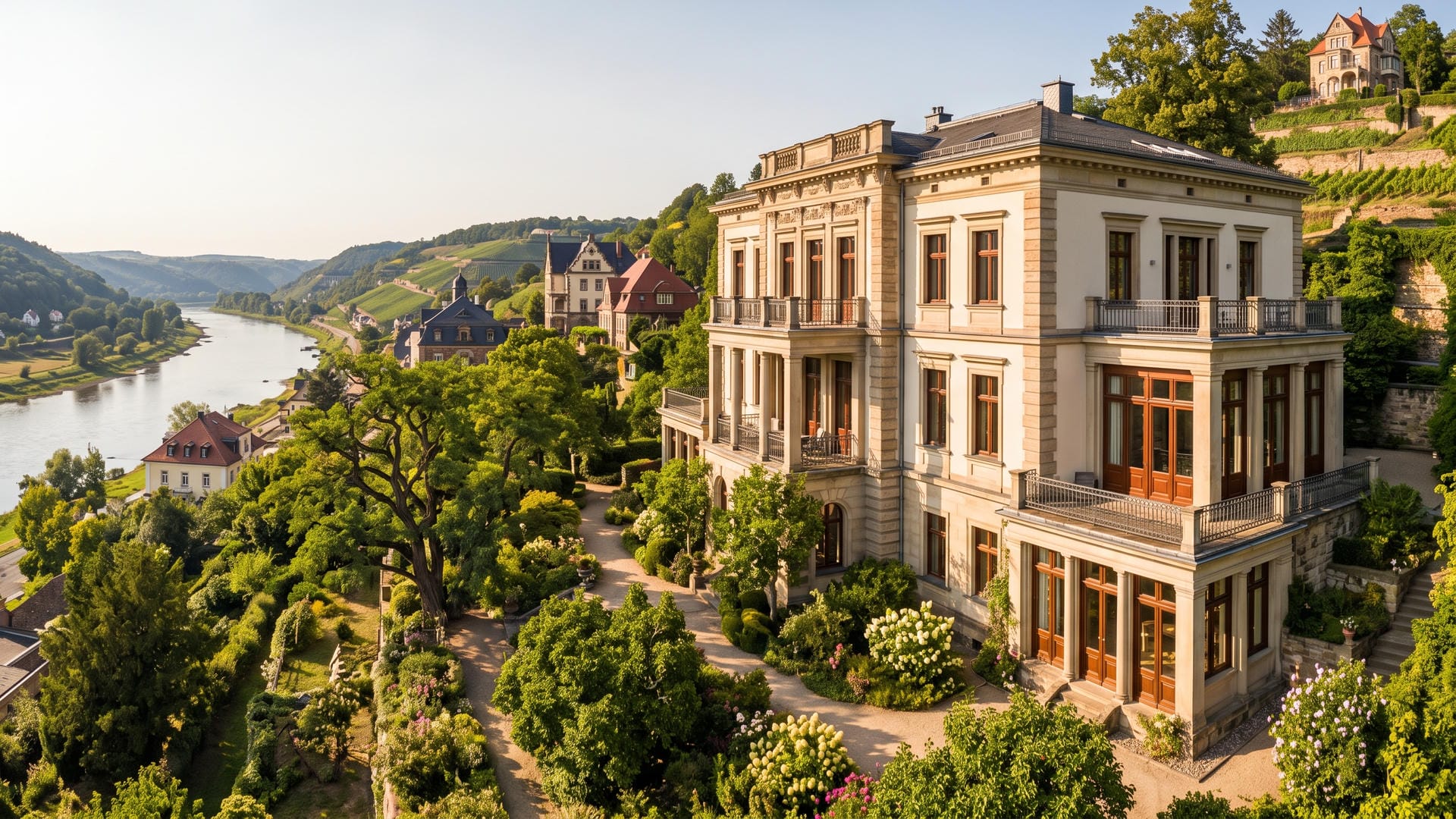 Villensanierung an den Elbhängen