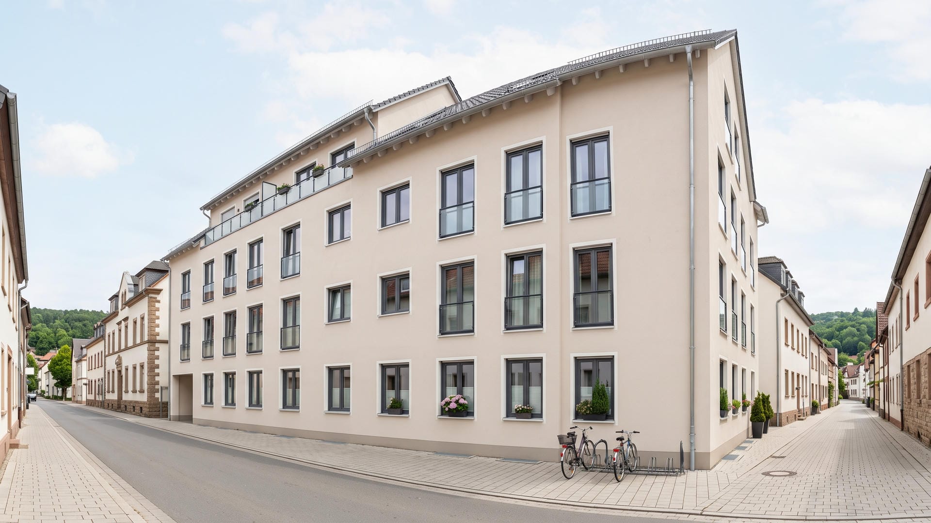 Fensteraustausch in einem Mehrfamilienhaus im Kernstadtbereich