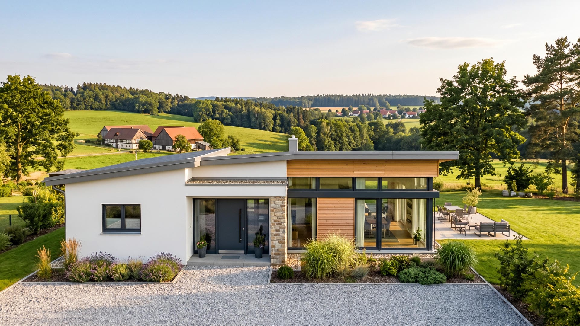 Modernes Einfamilienhaus in der Oberlausitz