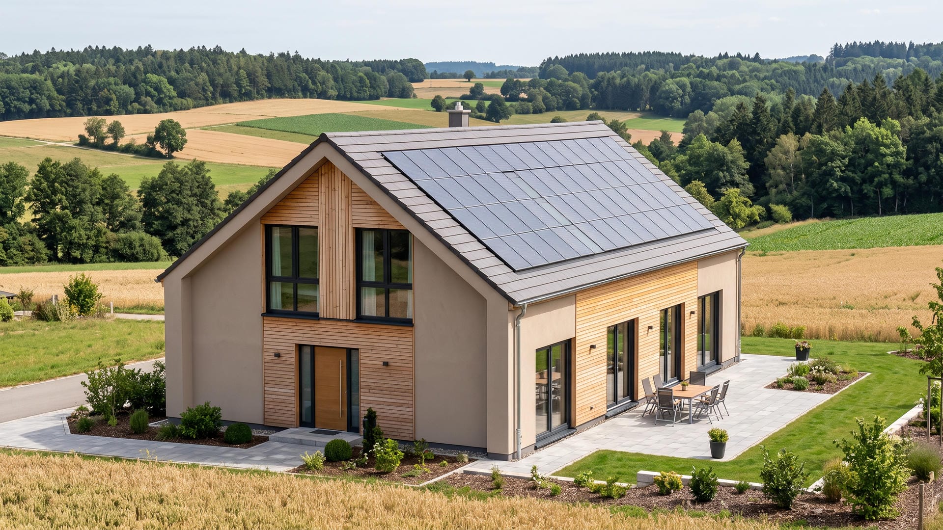 Einfamilienhaus im Vogtland mit neuen Fenstern