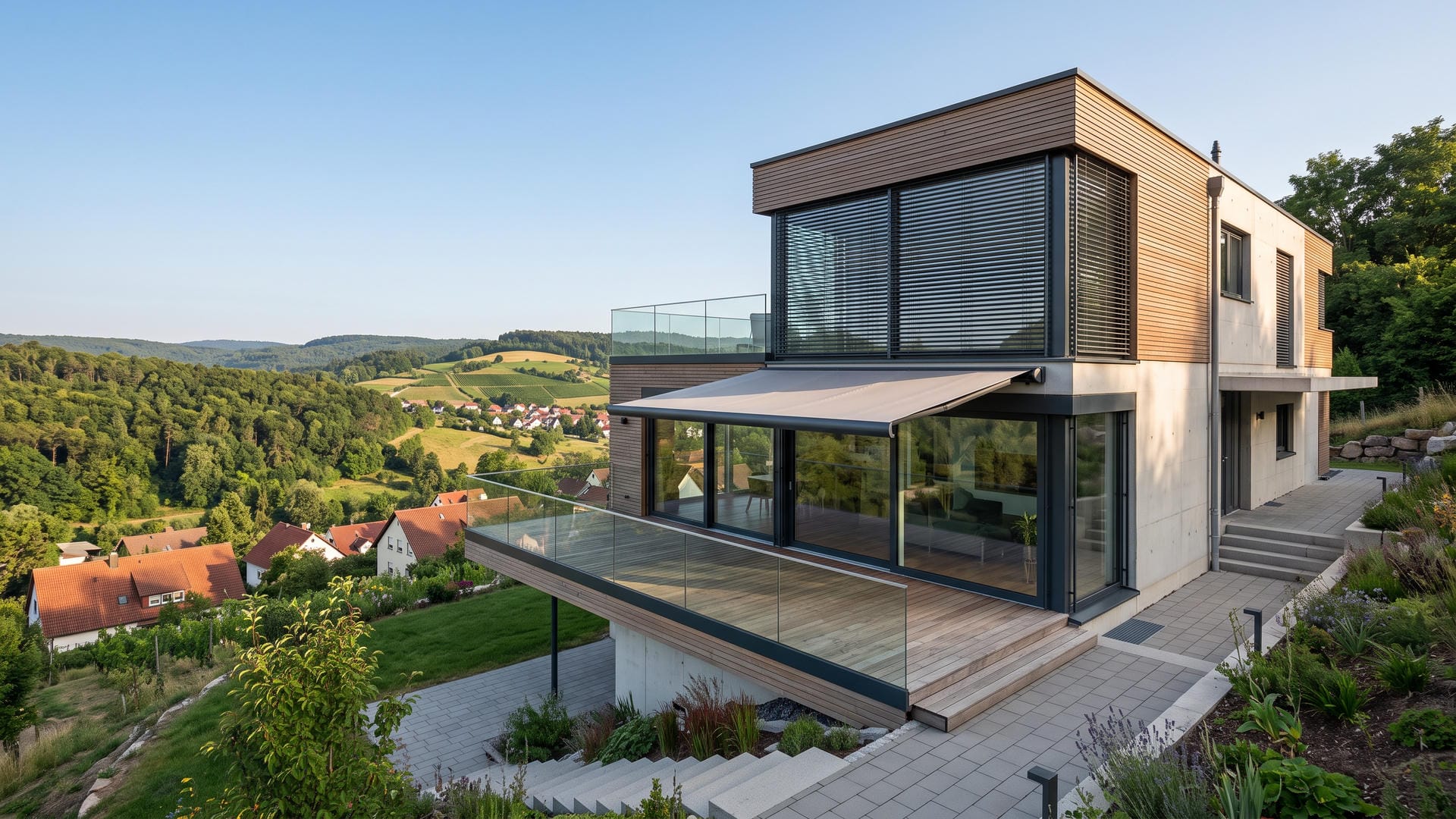 Modernisierung eines Eigenheims in Hanglage in Würzburg