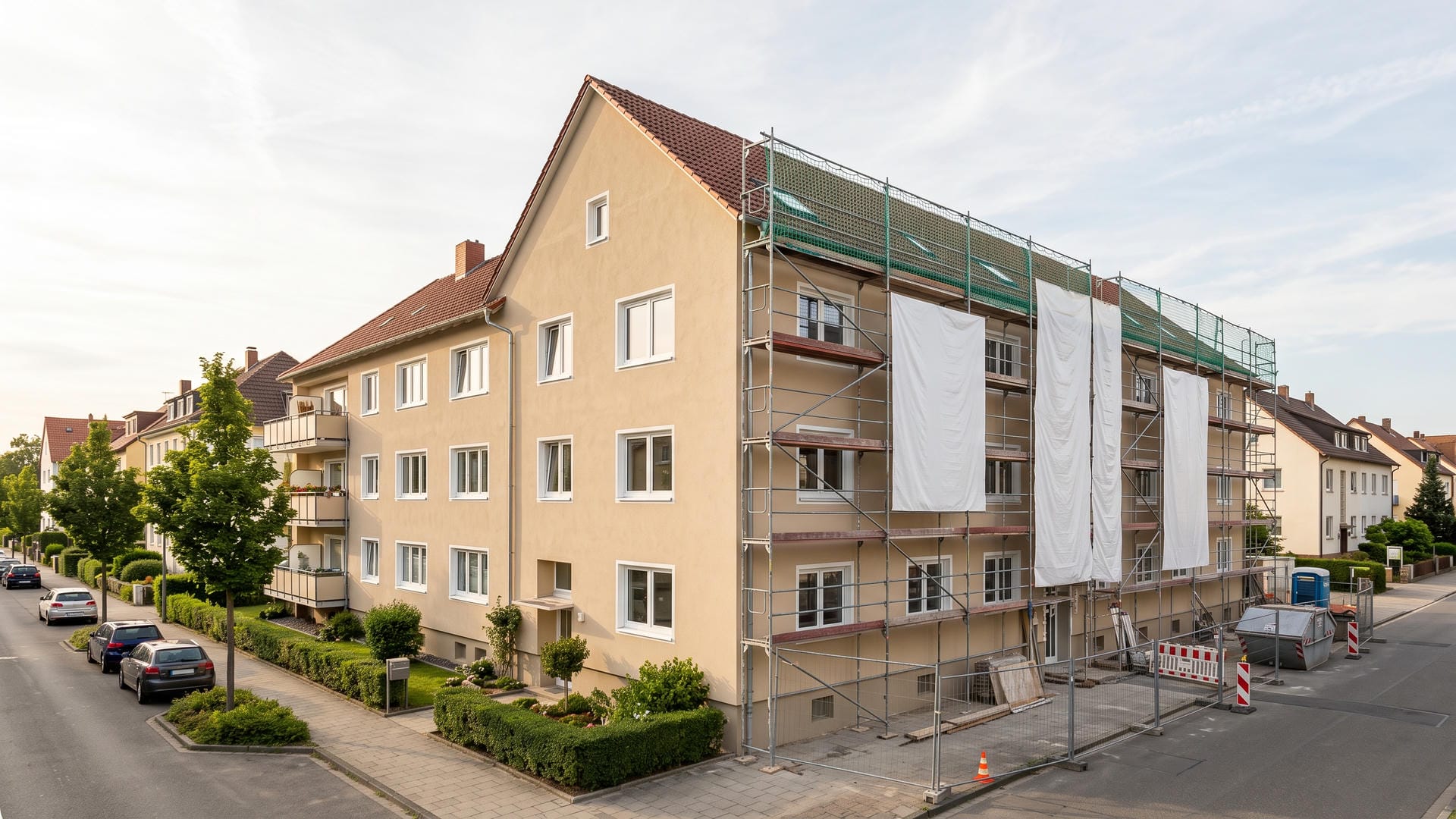 Modernisierung eines Mehrfamilienhauses in Zwickau